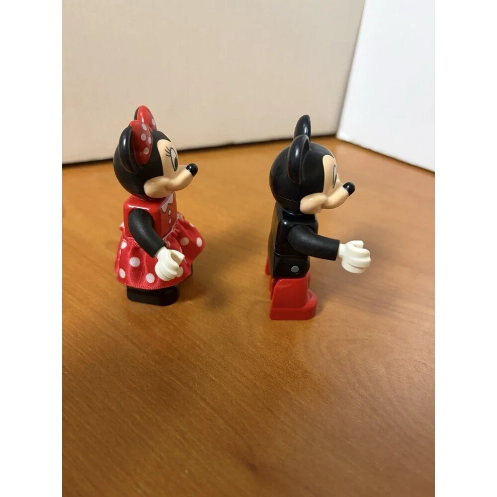 Lego Duplo Figures Disney Mickey and Minnie Lot Set of 2 - Red Polka Dot Skirt